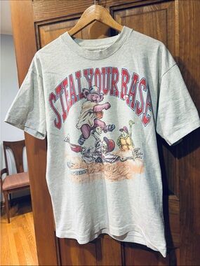 Vintage 94 Grateful Dead Summer Tour "Steal Your Base“ Dancing Bears T-Shirt